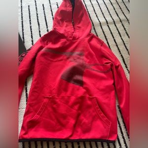 Under Armour Boys Red Hoodie